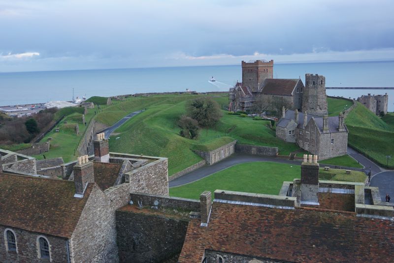 view from the Dover Castle